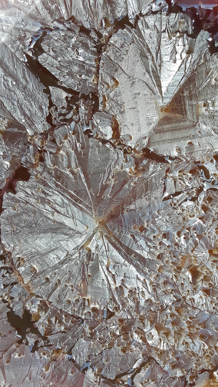 Salt crystals